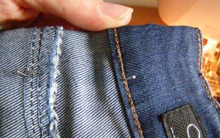 Cara menjahit seluar jeans di pinggang dengan tangan anda sendiri: arahan langkah demi langkah