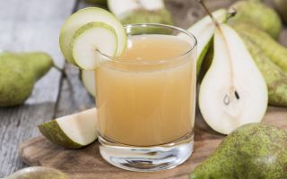 Por qué el jugo de pera es útil para el cuerpo humano